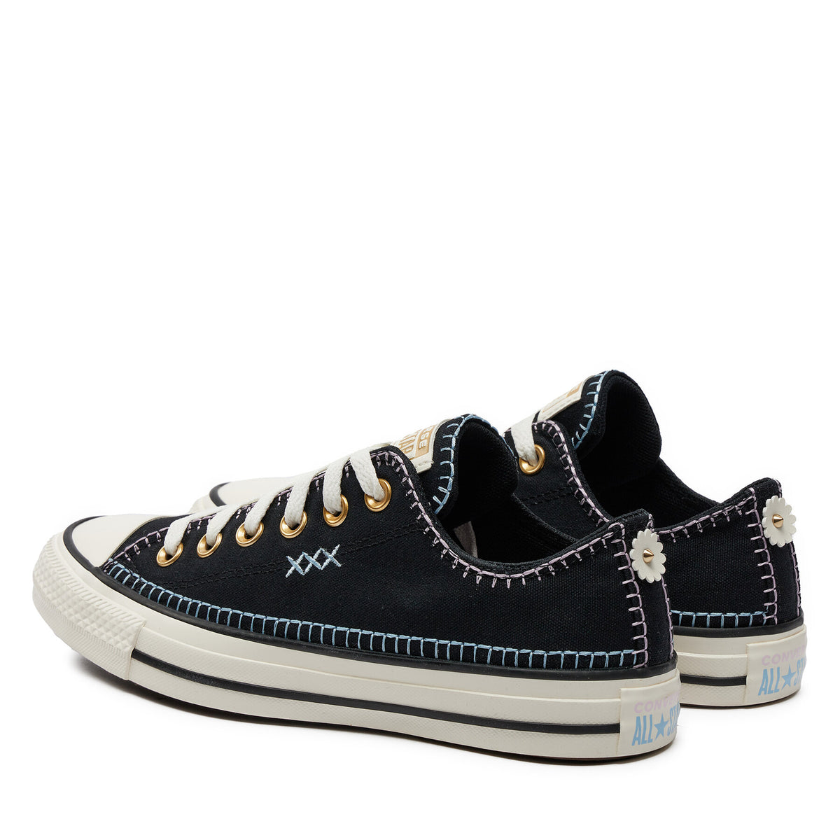 Converse Кецове Chuck Taylor All Star Crafted Stitching Ox A07546C Черен