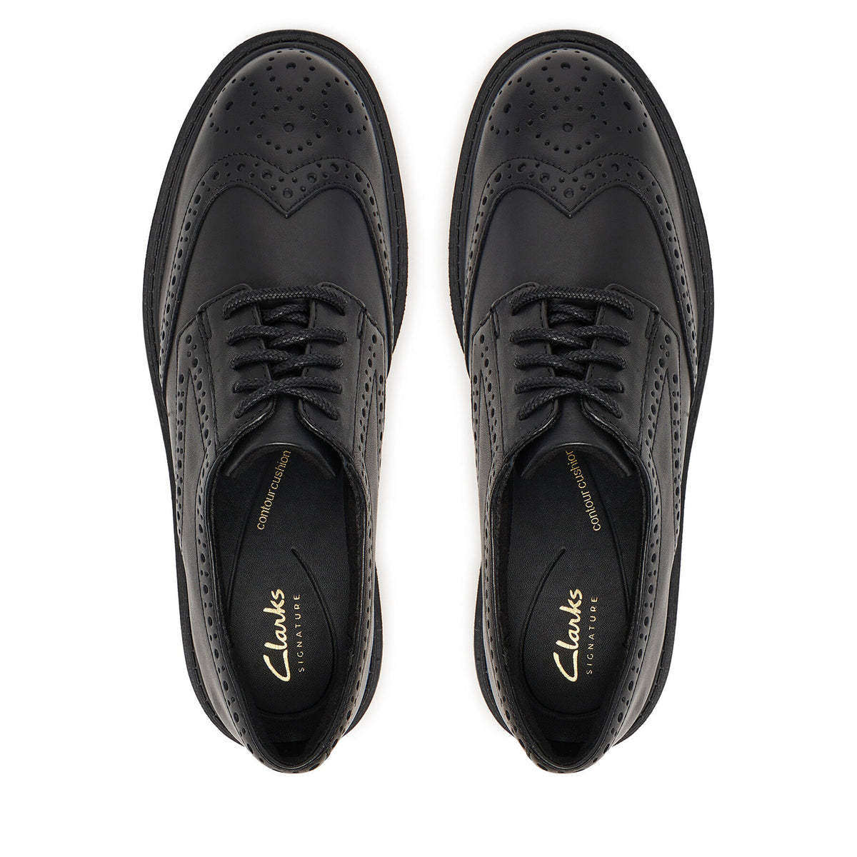 Clarks Обувки Orinoco3 Derby 26183170 Черен