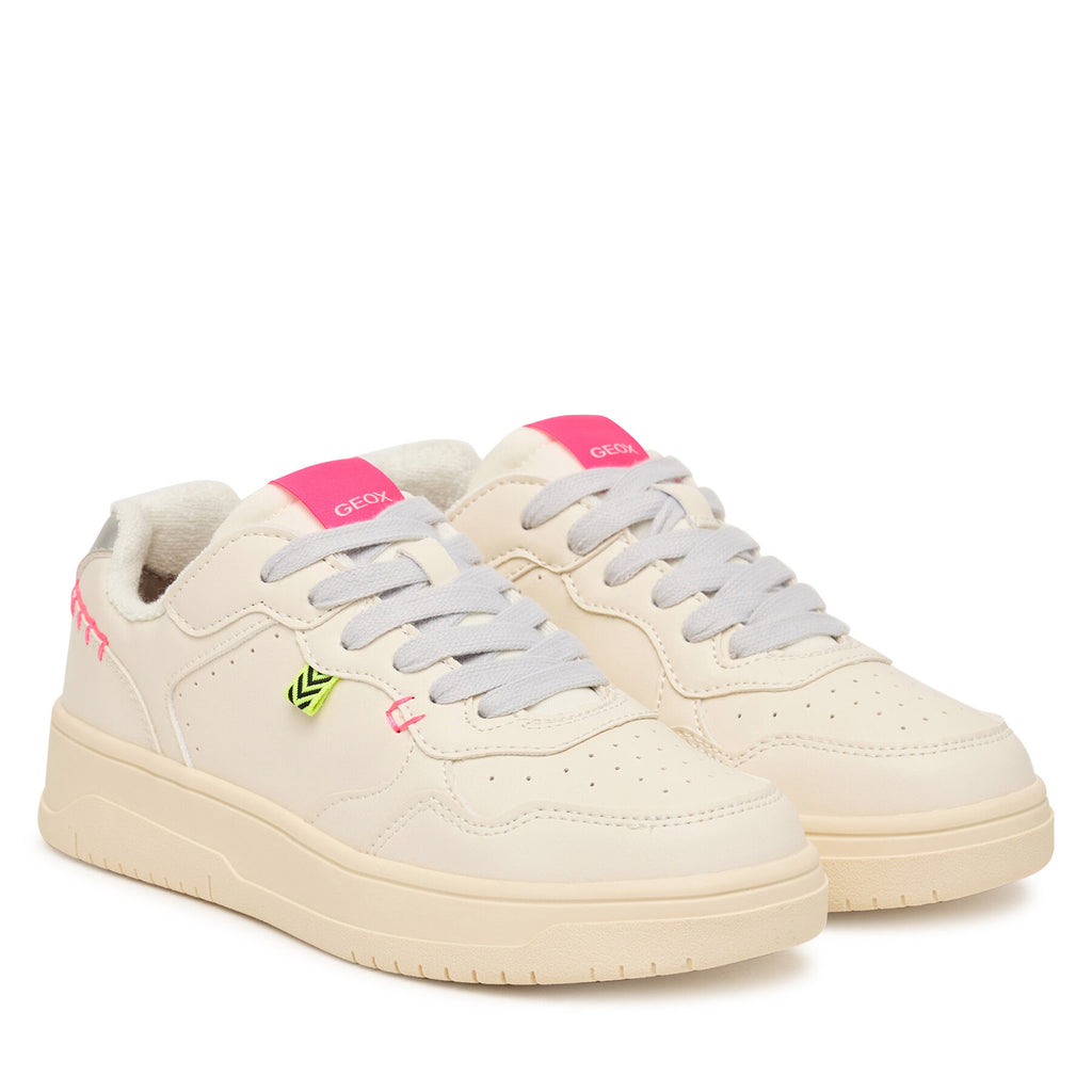 Geox Сникърси J Lestrella Girl J56NLC 000BC C1M1W S Екрю
