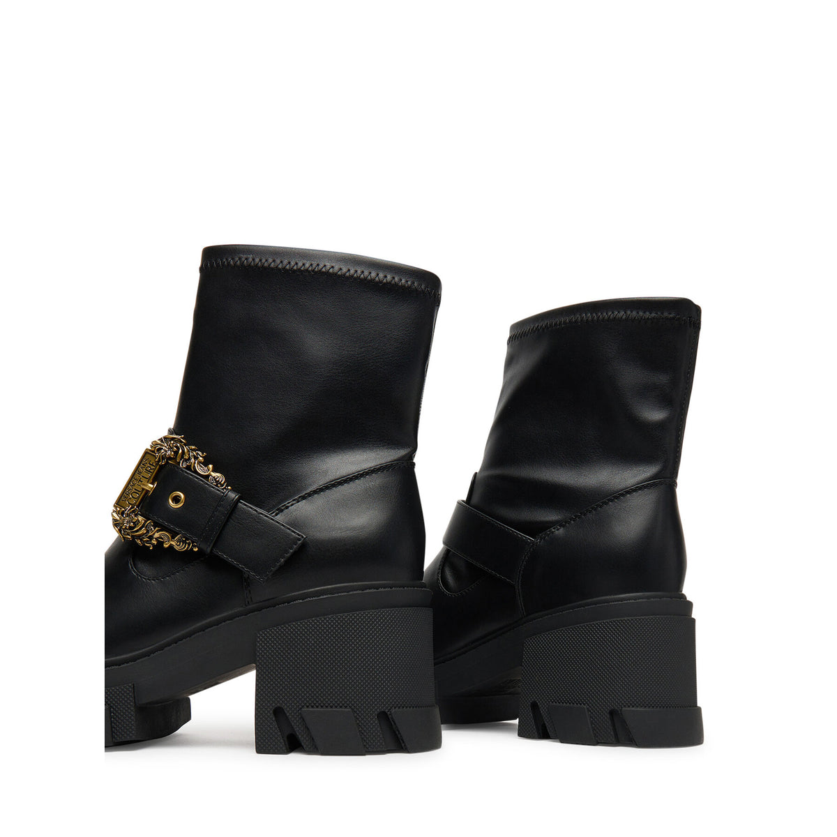 Versace Jeans Couture Боти 79VA3S80 Черен