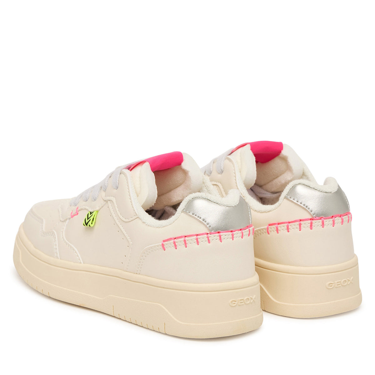 Geox Сникърси J Lestrella Girl J56NLC 000BC C1M1W S Екрю
