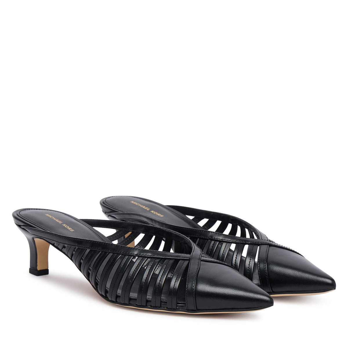 MICHAEL Michael Kors Чехли Adriana 40T6ADMP1L Черен