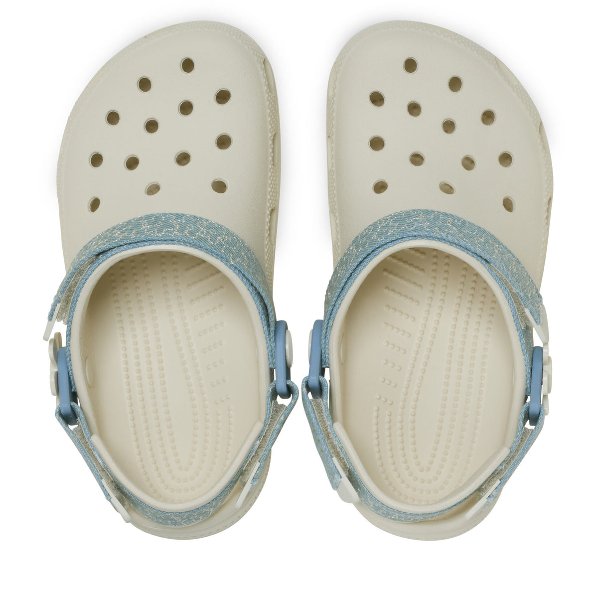Crocs Чехли Clsc Dnm Flwr Adj BackstrapCgK 212511 Сив