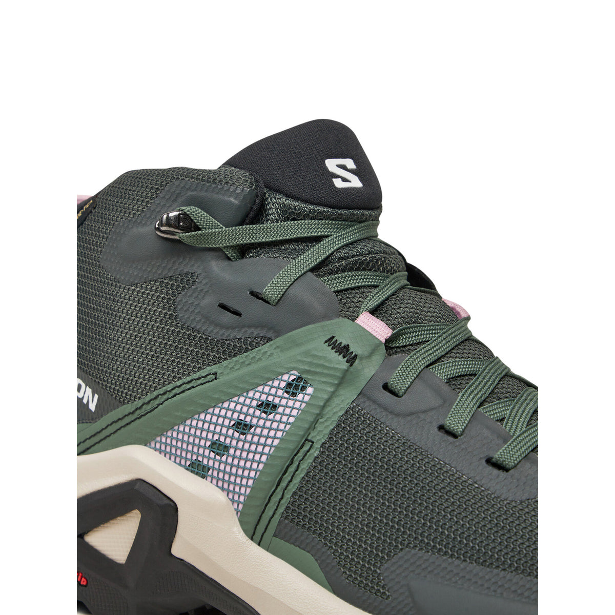 Salomon Туристически X Raise Mid Gore-Tex L47458100 Зелен