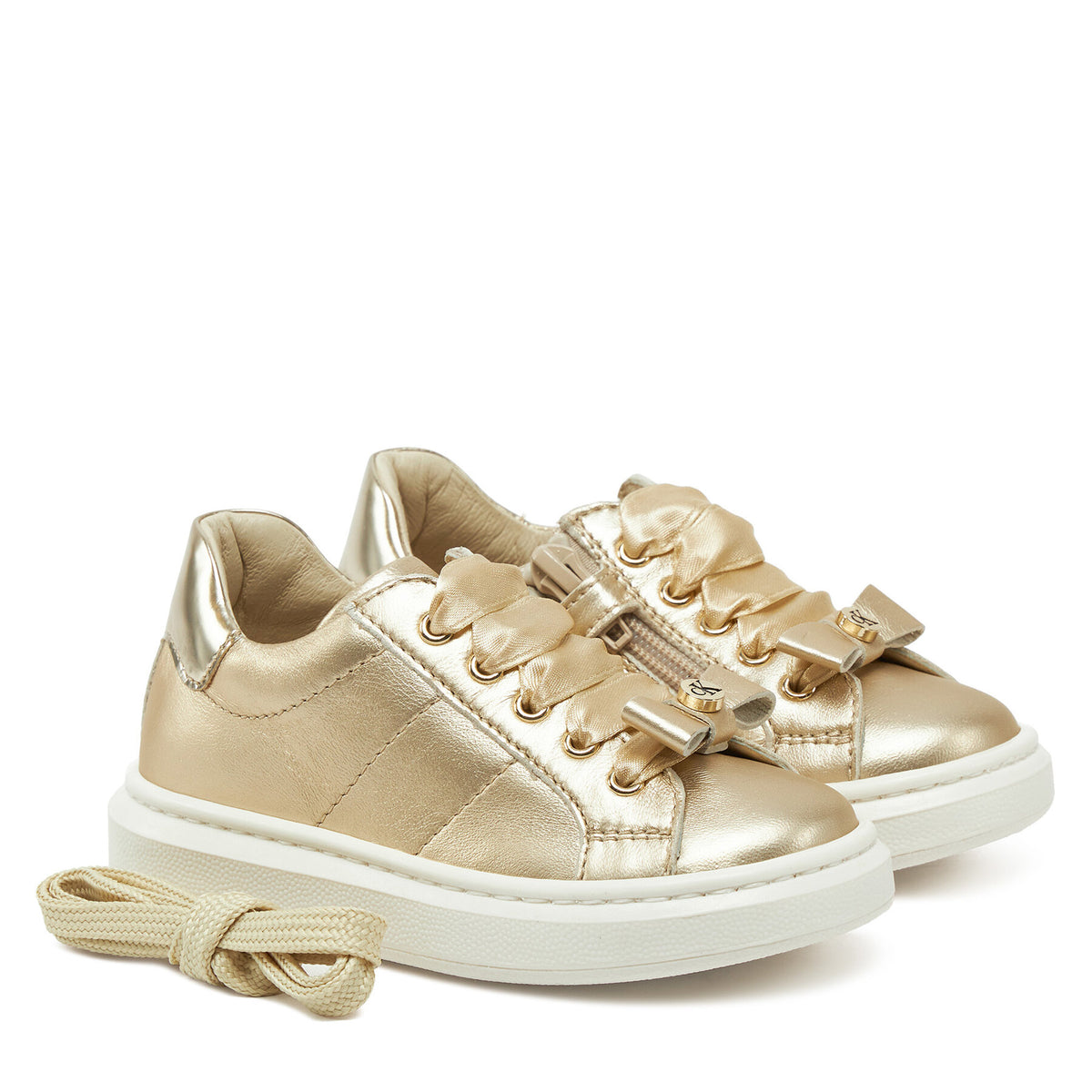 Calvin Klein Jeans Сникърси Sneaker Bassa Allacciata V1A9-83044-0220 Златист