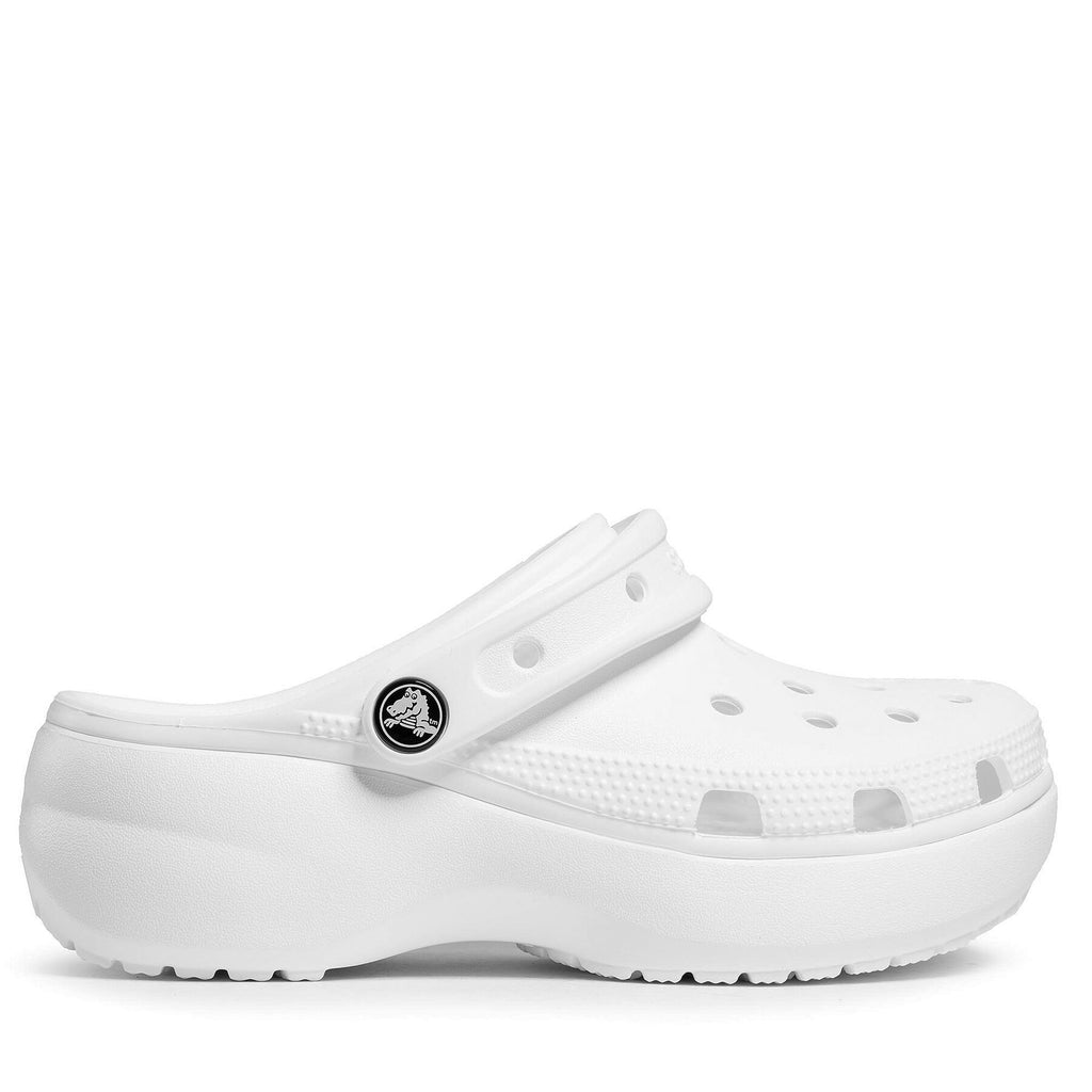 Crocs Чехли Classic Platform Clog W 206750 Бял