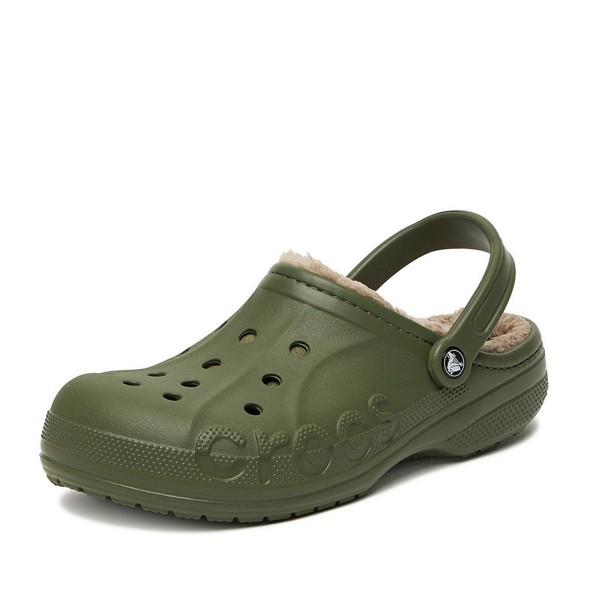 Crocs Чехли C-BAYA LINED CLOG 205969-3TC Зелен