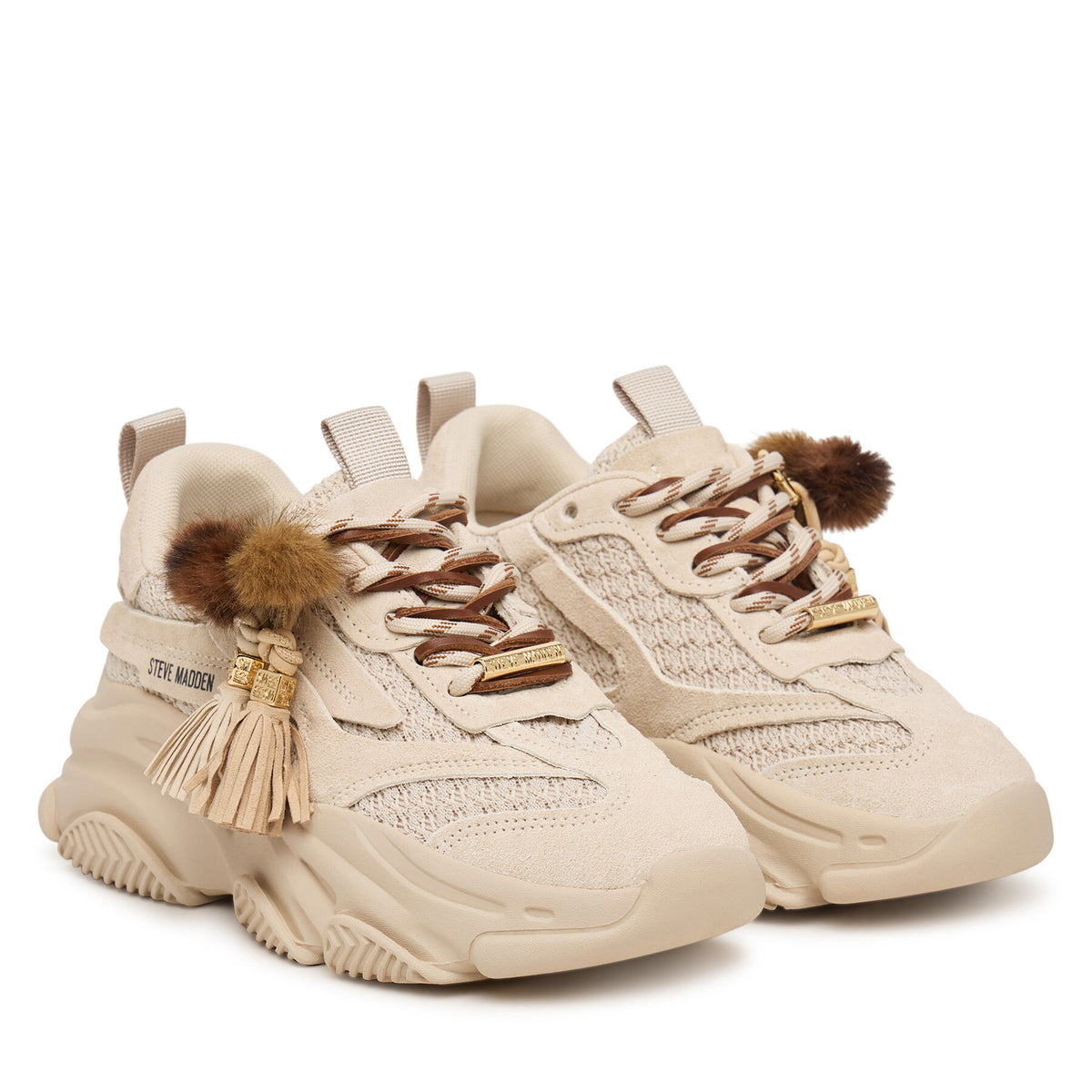 Steve Madden Сникърси Possession-Ppe 11005732 Светлобежов