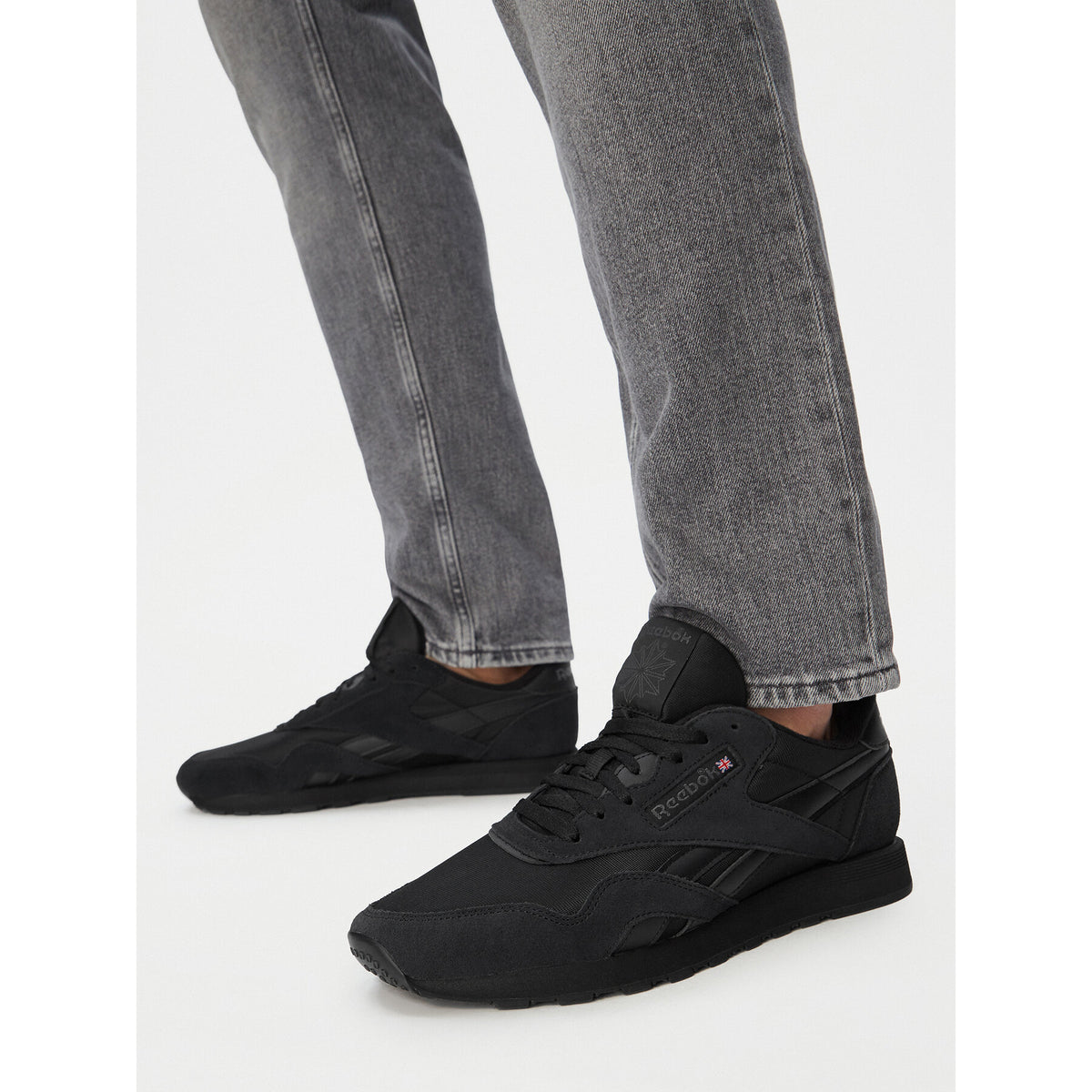 Reebok Сникърси Eo Classic Nylon 100033377 Черен