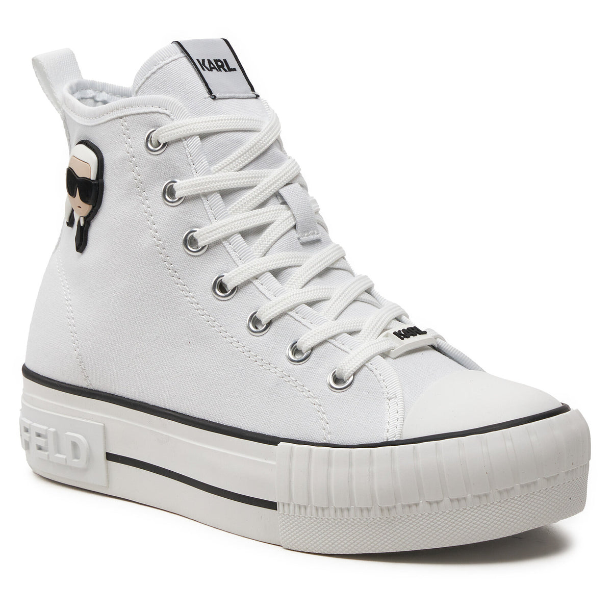 KARL LAGERFELD Кецове KL60444 Бял