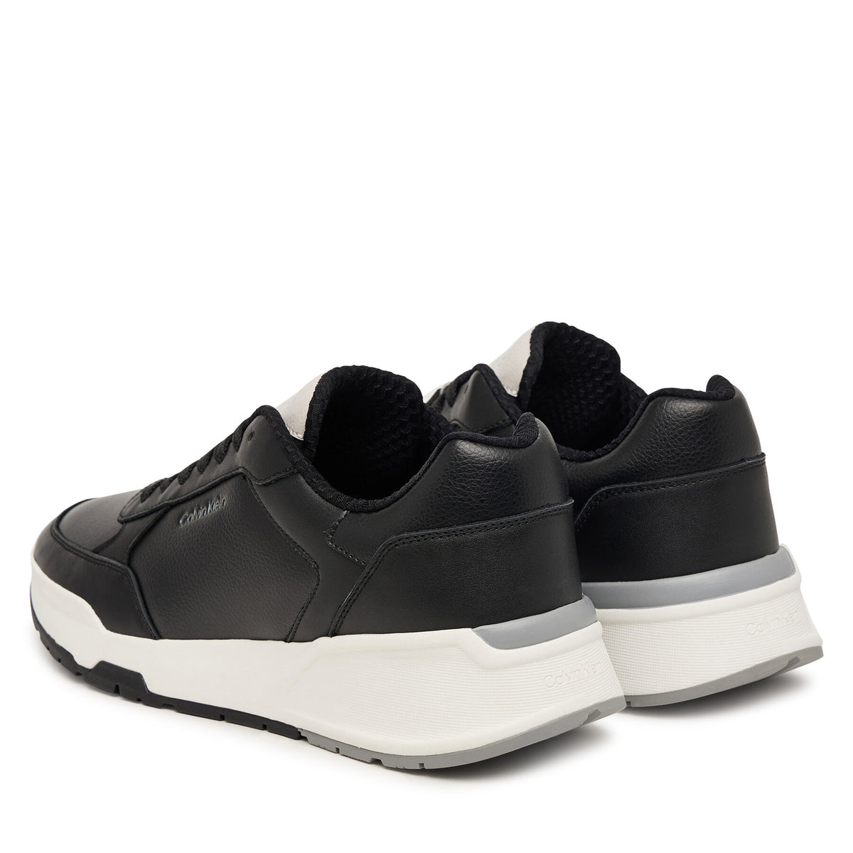 Calvin Klein Сникърси City Runner Laceup Lth Mix HM0HM02309 Черен