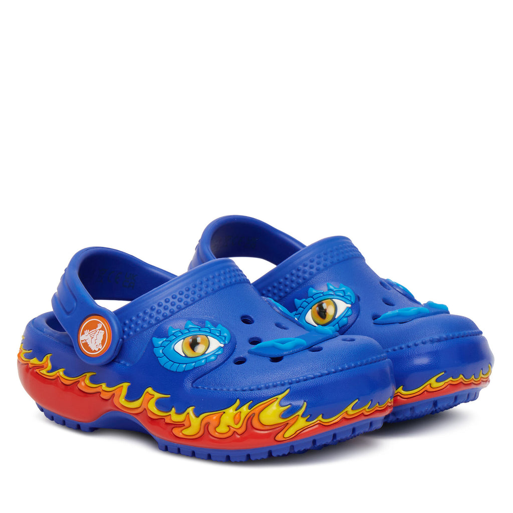 Crocs Чехли Toddler Classic IAM Dragon Lights Clog 212510 Син