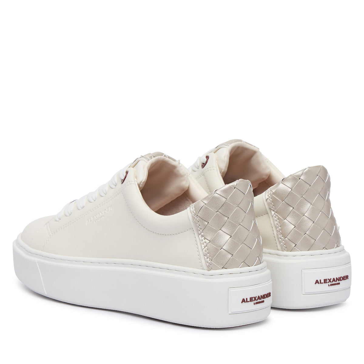 Alexander Smith Сникърси London High ALBDLHW 8411 Бял
