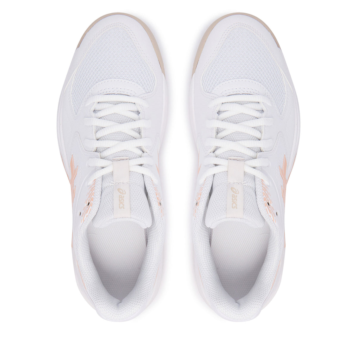 Asics Обувки за тенис Gel-Dedicate 9 Clay 1042A314 Бял