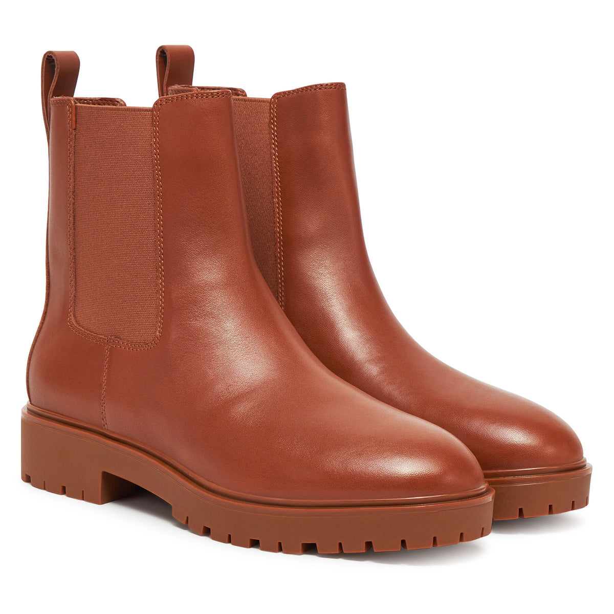 LAUREN RALPH LAUREN Боти тип челси 802974476001 Кафяв