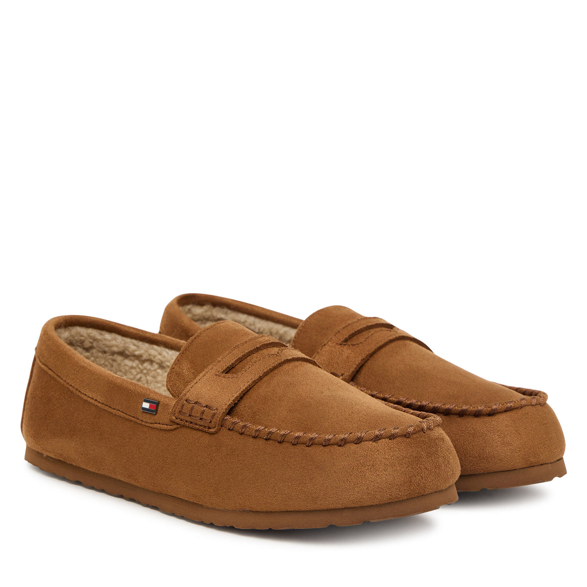 Tommy Hilfiger Пантофи Hilfiger Driver House Shoe FM0FM06012 Светлокафяв