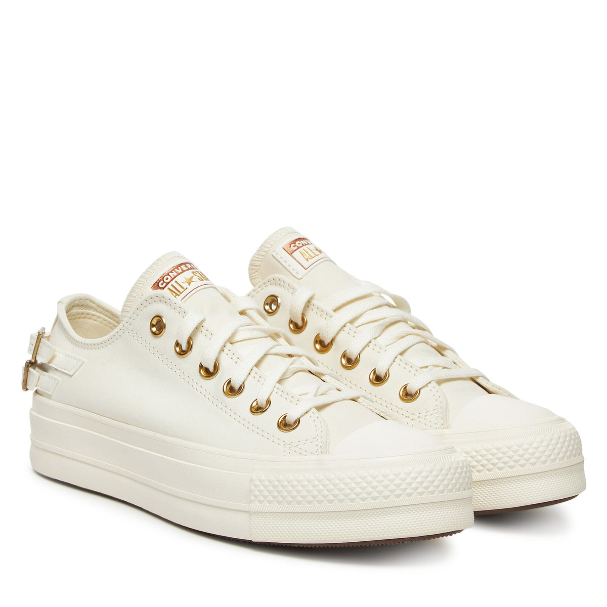 Converse Кецове Chuck Taylor All Star Lift Platform Buckle A11866C Бял