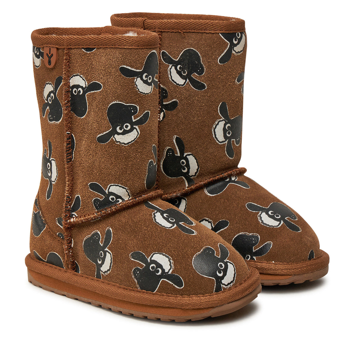EMU Australia Апрески Shaun The Sheep Print K13107 Кафяв