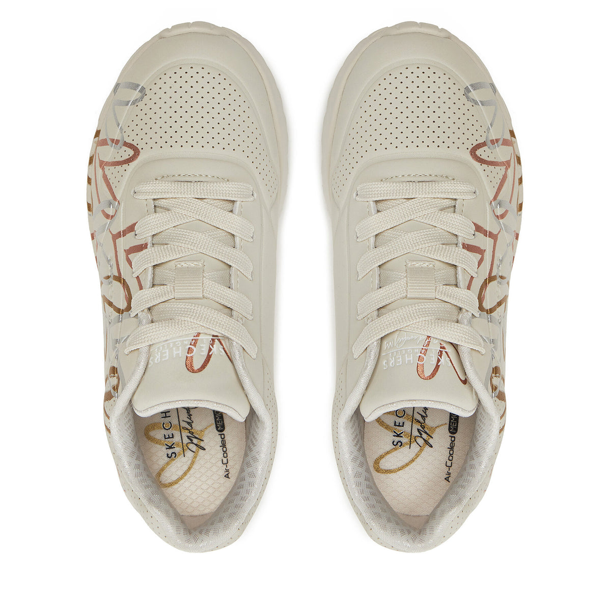 Skechers Сникърси Uno Lite - Metallic 314067L/NTMT Бежов