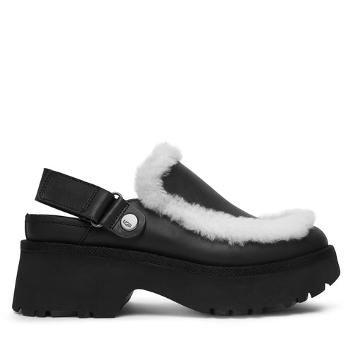 Ugg Чехли W Esmee Leather Clog 1171507 Черен
