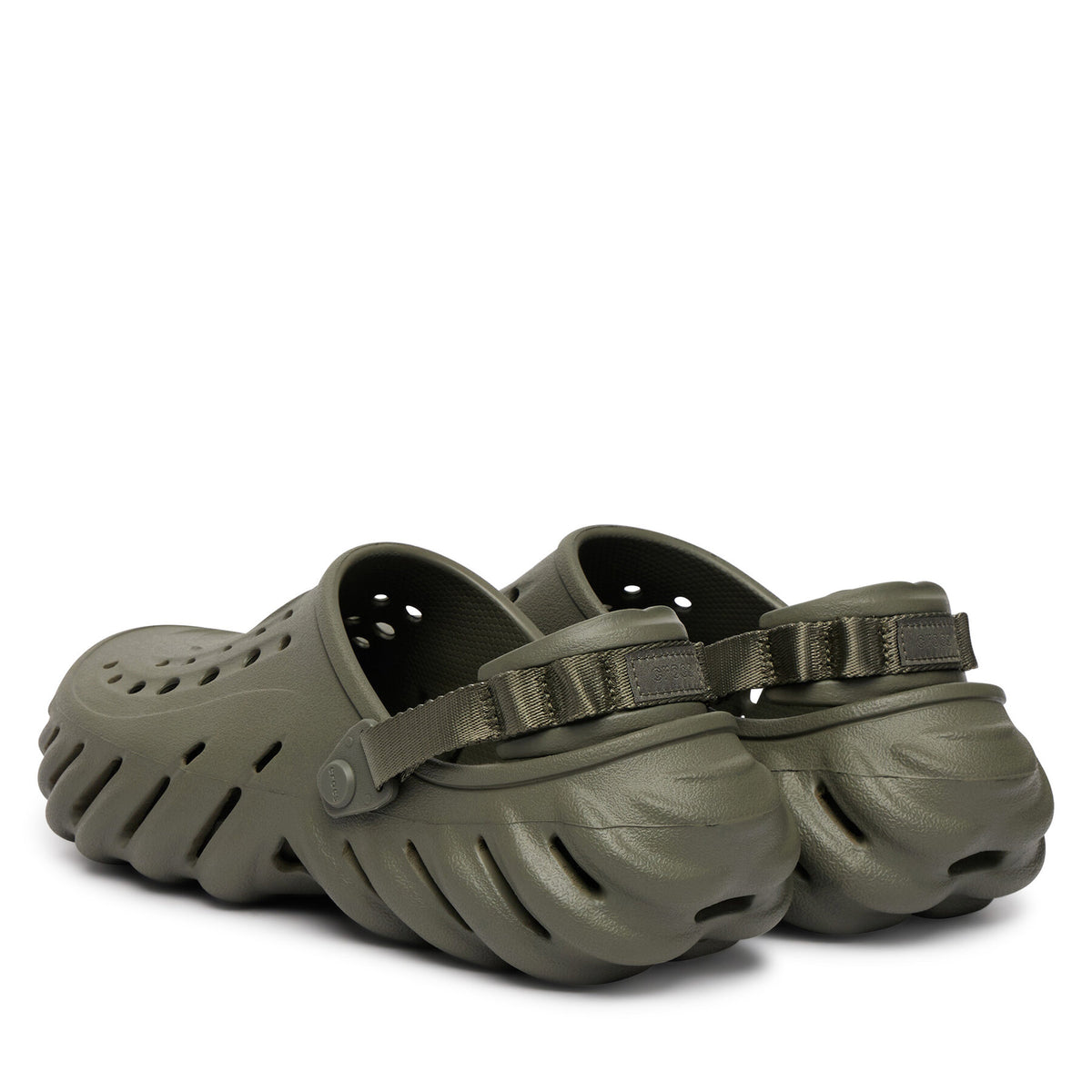 Crocs Чехли Echo Clog 207937 Зелен