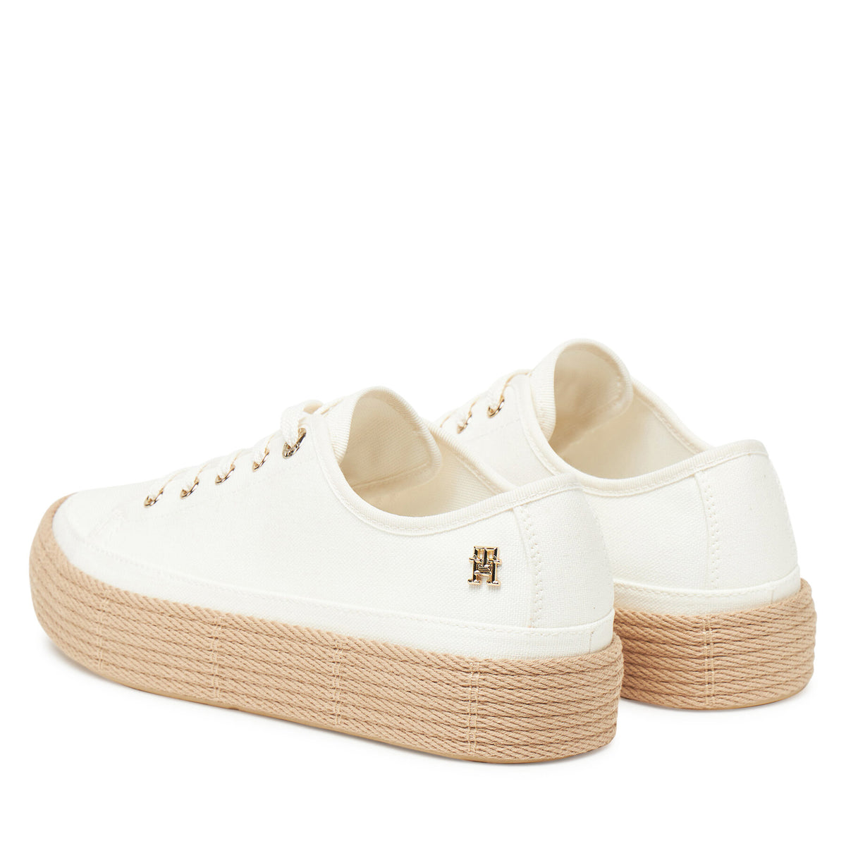 Tommy Hilfiger Еспадрили Vulc Espadrille Sneaker FW0FW08404 Бял