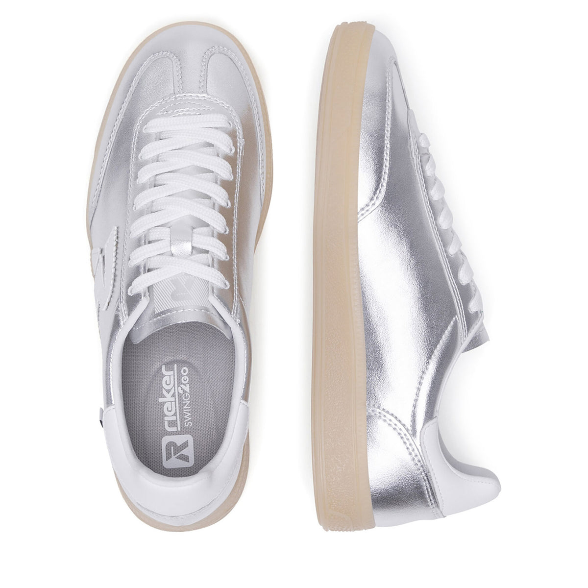 Rieker Revolution Lifestyle Сникърси W2200-90 Сребрист