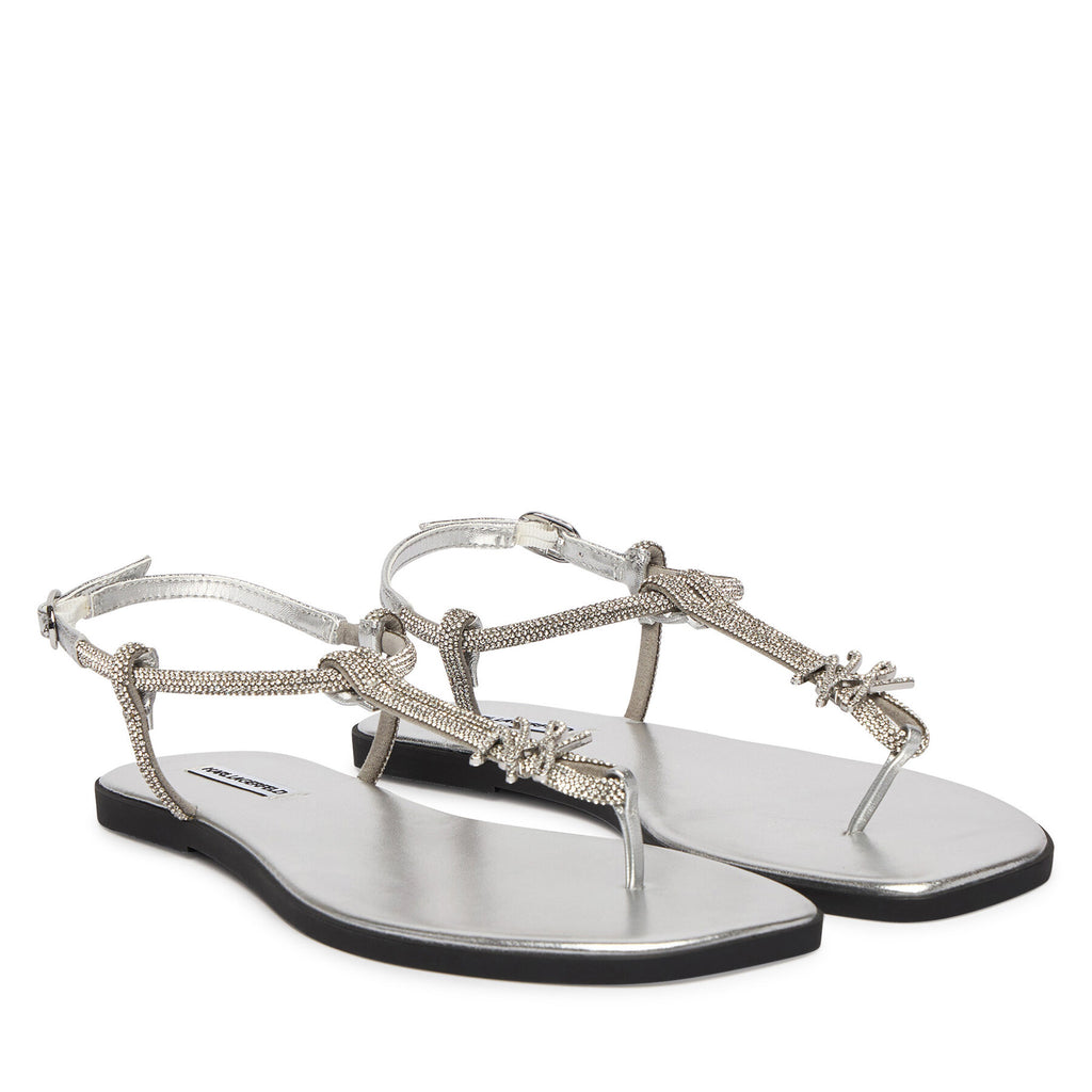 KARL LAGERFELD Сандали Olympia II KL87416 Сребрист