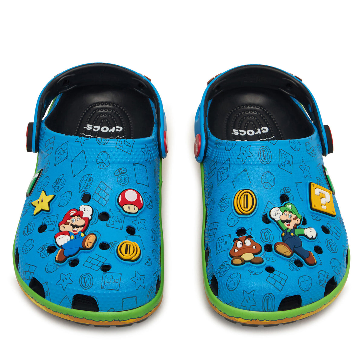 Crocs Чехли Super Mario Core Classic Clog 212139 Цветен