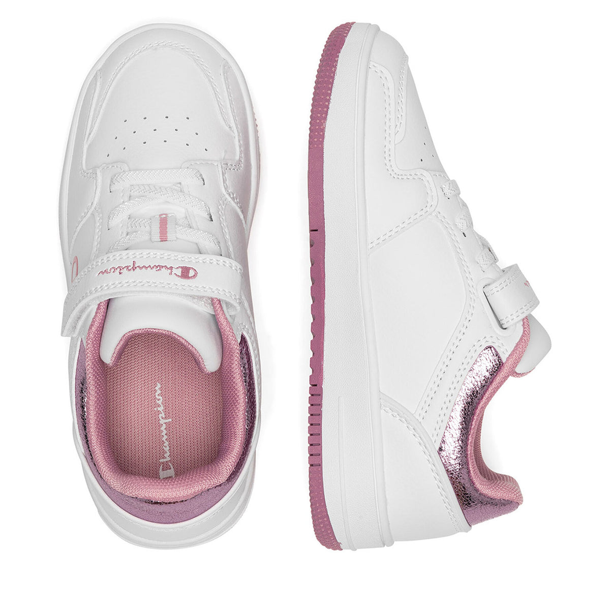 Champion Сникърси RD18 FOIL G PS LOW S32909-WW016 Бял