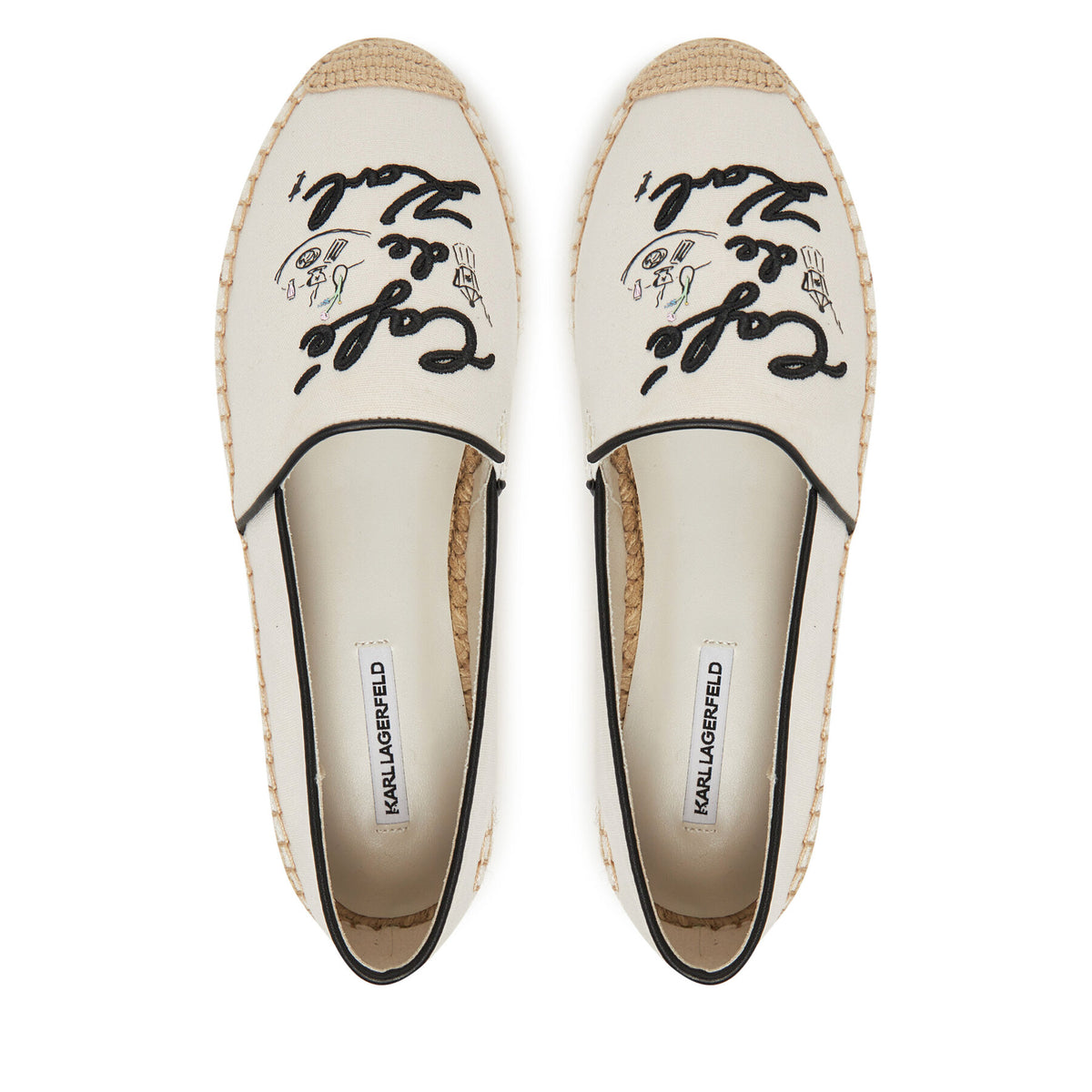 KARL LAGERFELD Еспадрили KL81125 Бял