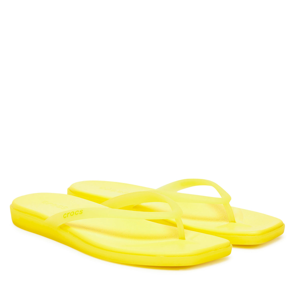 Crocs Джапанки Miami Frosted Flip 211474 Жълт