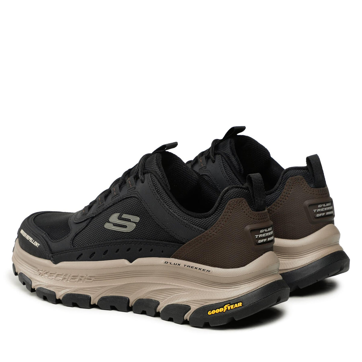 Skechers Туристически D'Lux Trekker 237565/BKNT Черен