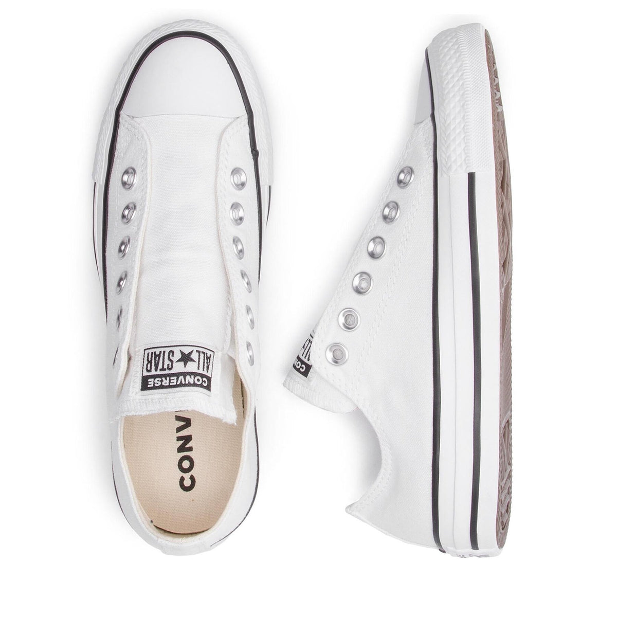 Converse Кецове Chuck Taylor All Star Slip 164301C Бял