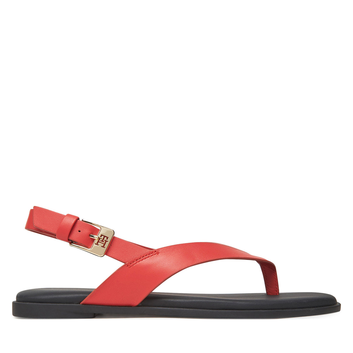 Tommy Hilfiger Сандали Color Block Thong Flat Sandal FW0FW08883 Оранжев