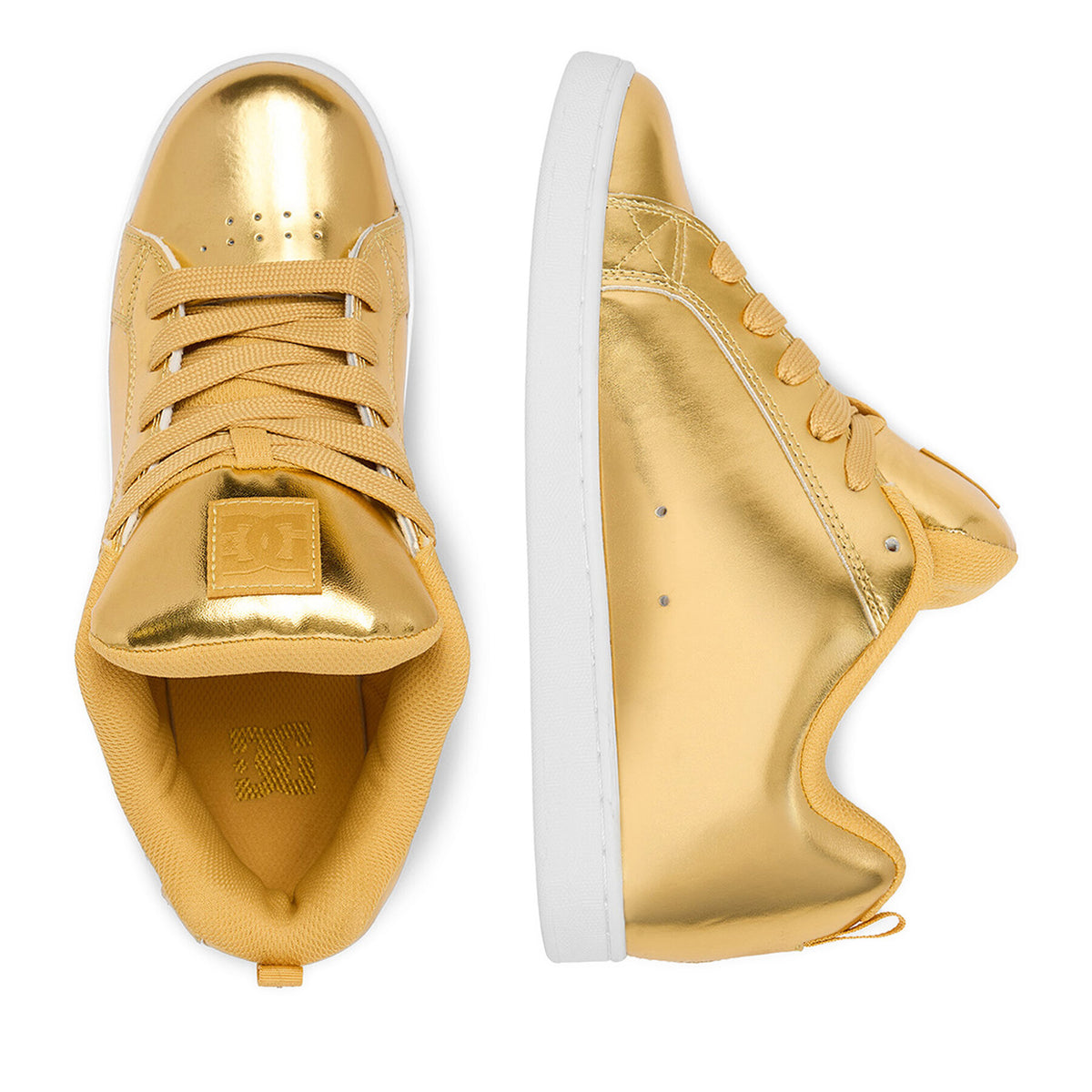 DC Shoes Сникърси EO-COURT GRAFFIK DC01662116 Златист