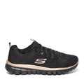 Skechers Сникърси Get Connected 12615/BKRG Черен