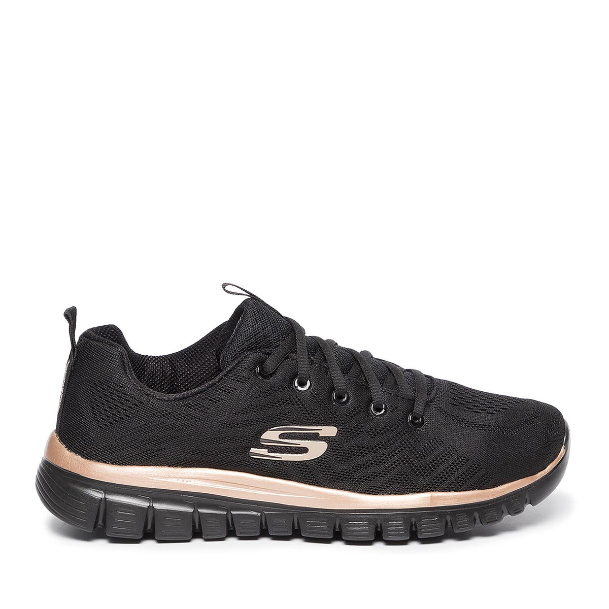 Skechers Сникърси Get Connected 12615/BKRG Черен