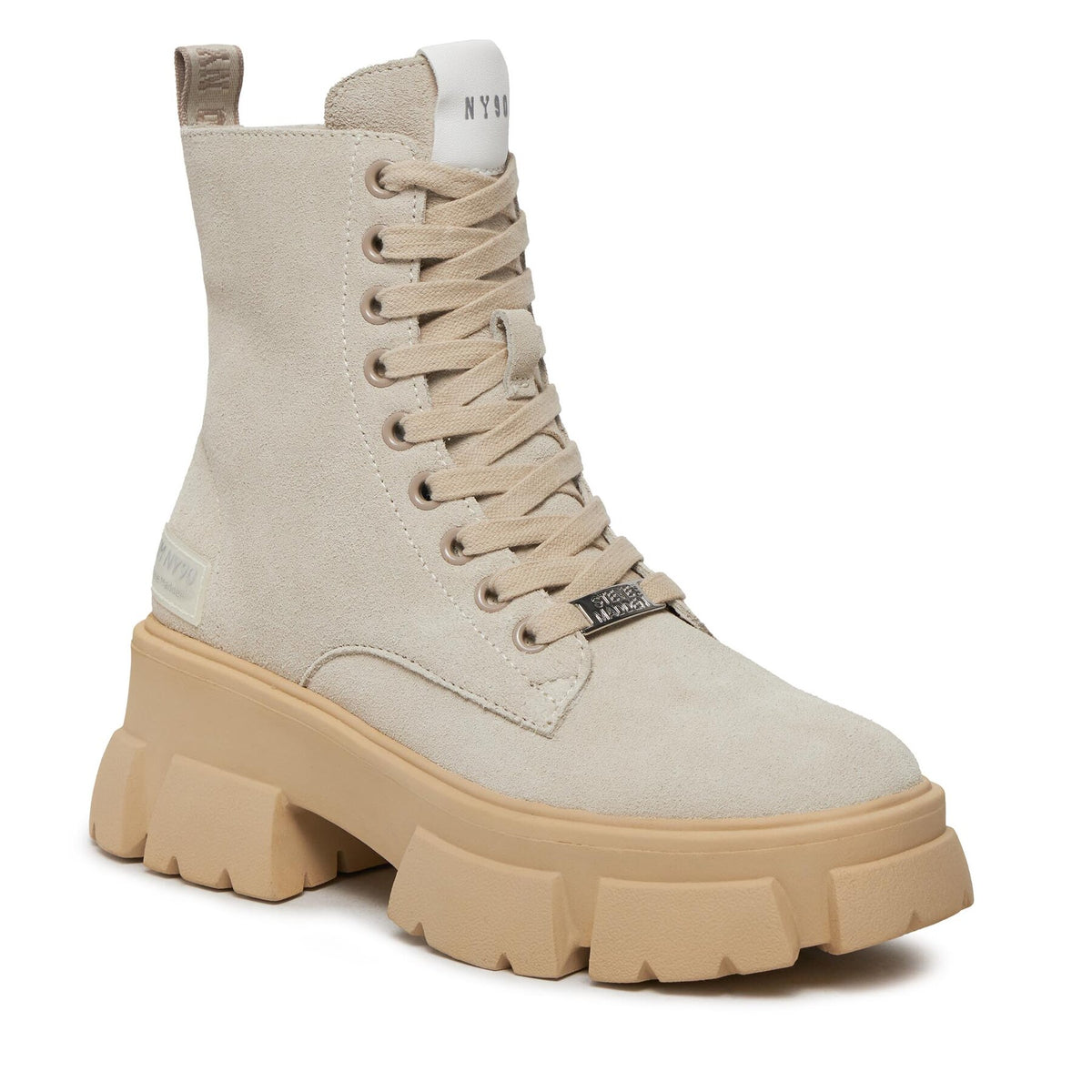 Steve Madden Туристически oбувки Tanker Bootie SM11001261 SM11001261-846 Бежов