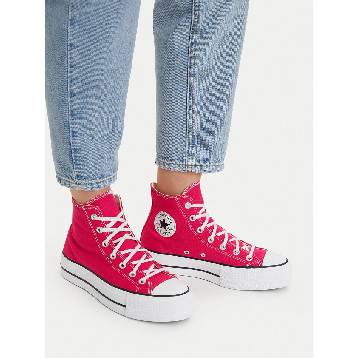 Converse Кецове Chuck Taylor All Star Lift Platform Hi A08288C Розов