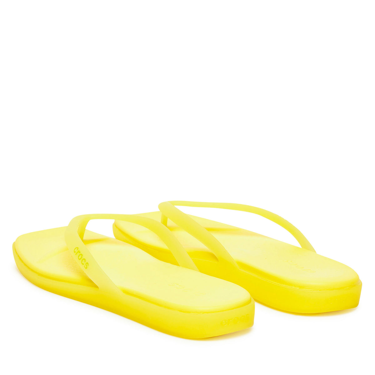 Crocs Джапанки Miami Frosted Flip 211474 Жълт
