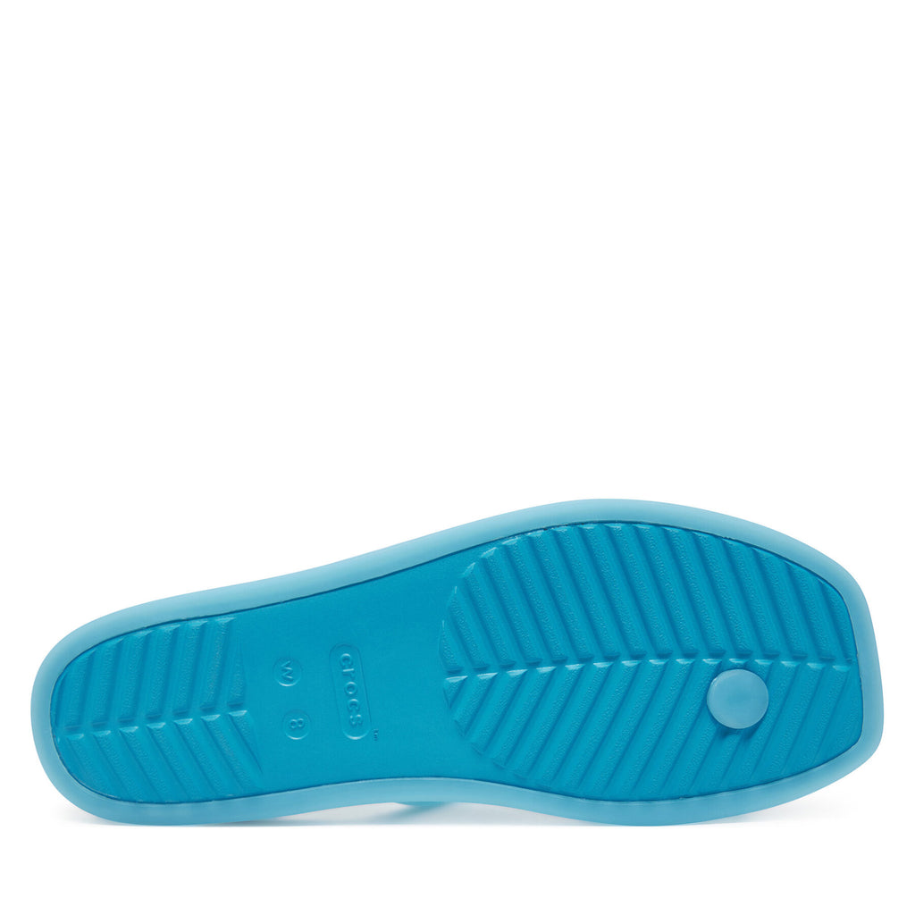 Crocs Джапанки Miami Frosted Toe Loop 211253 Син