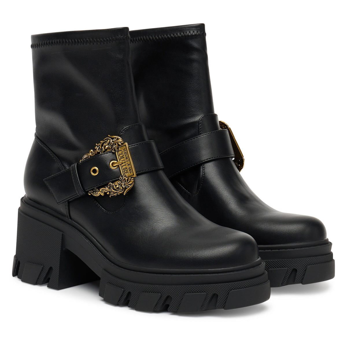 Versace Jeans Couture Боти 79VA3S80 Черен