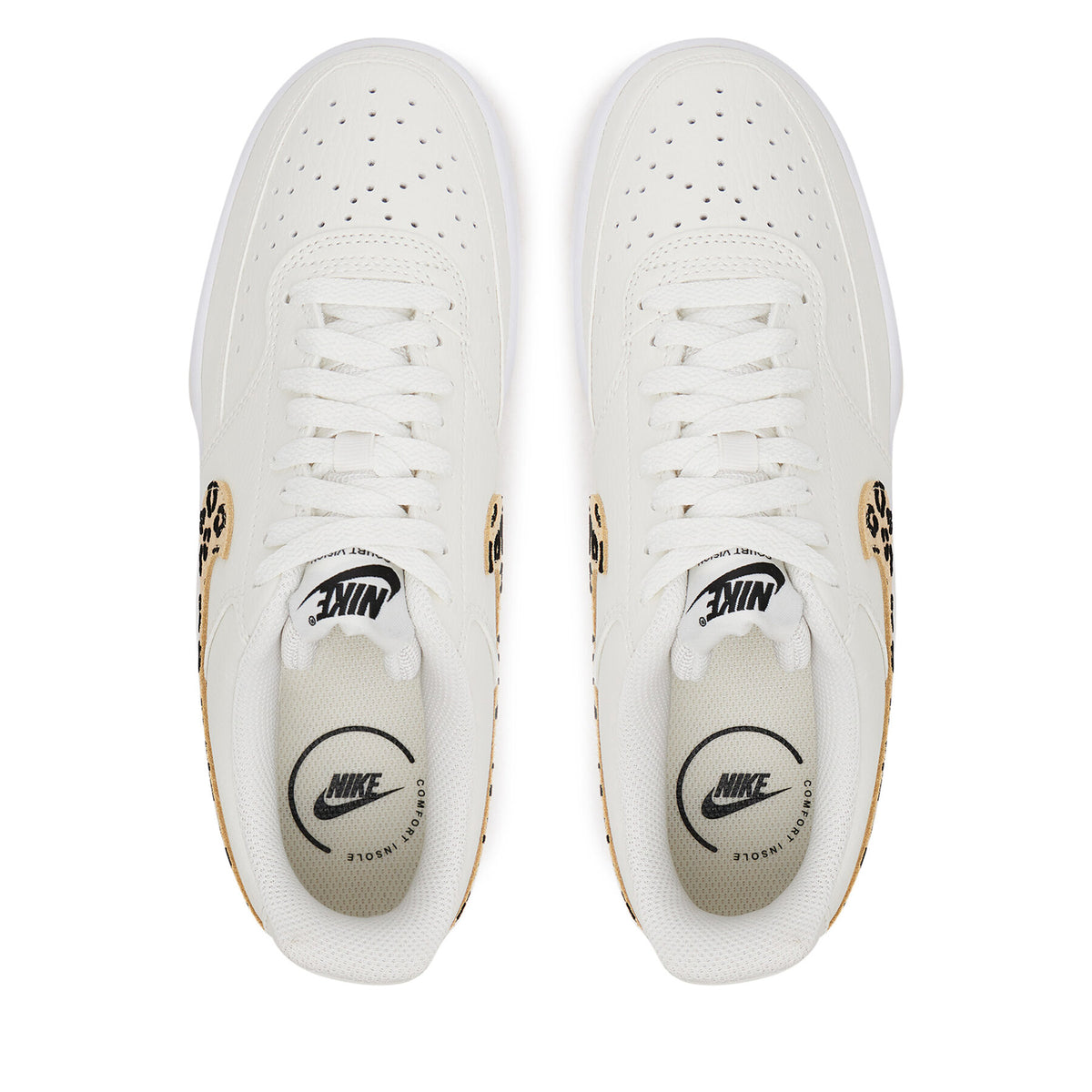 Nike Сникърси Court Vision HF9552 Екрю