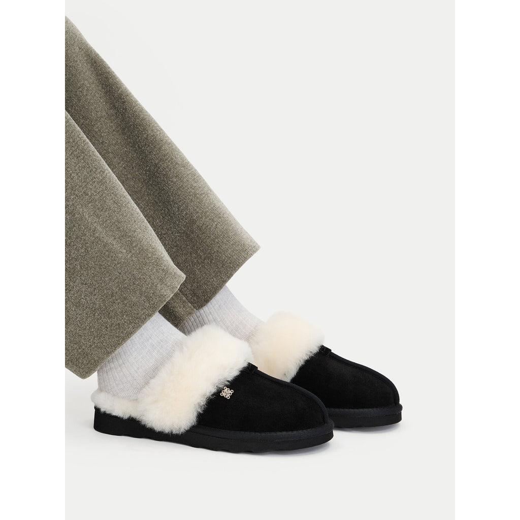 Nine West Пантофи CEO-TS6346-02 Черен