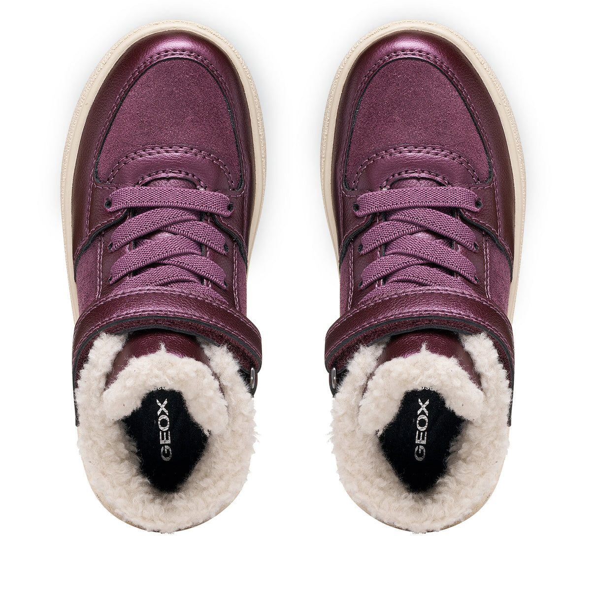 Geox Сникърси J Theleven Girl B Abx J56HTA 077AJ C8017 S Виолетов