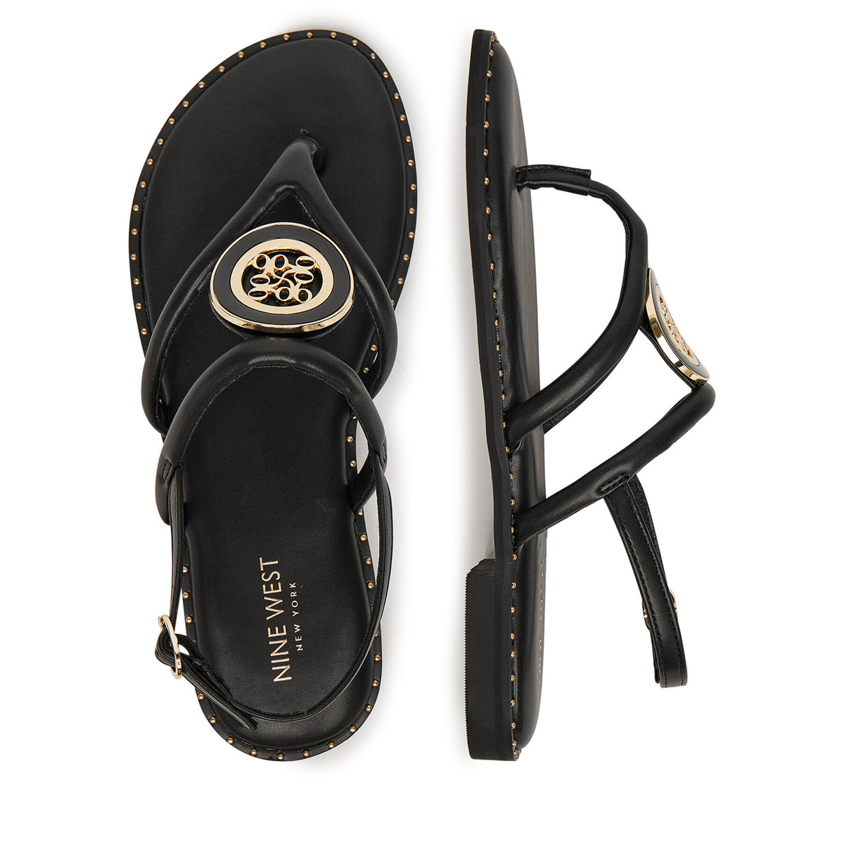 Nine West Сандали 123AL1754 Черен