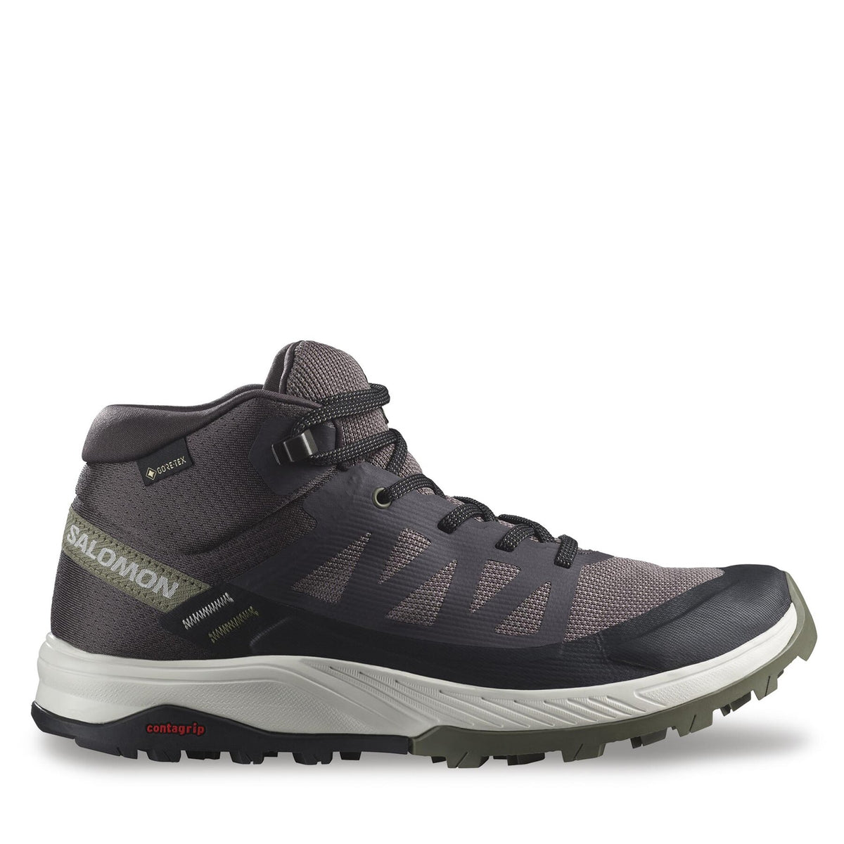 Salomon Туристически Outrise Mid Gtx W GORE-TEX L47160700 Черен