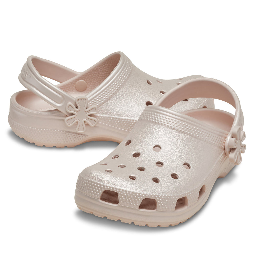Crocs Чехли Classic Pearl Shine Clog K 212814 Розов