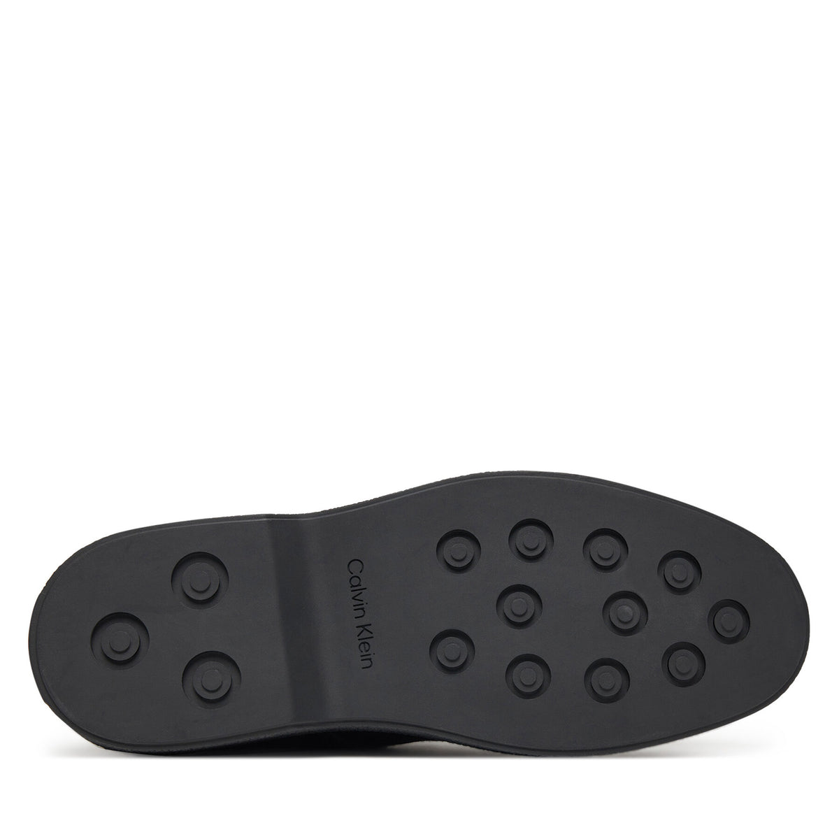 Calvin Klein Сникърси Text Rubber Desert Boot Su HM0HM01978 Черен